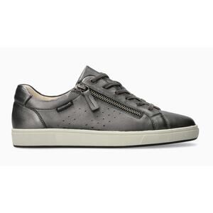 Mephisto Women's Nikita Sneakers Gray Size 8.5 NWOB Full Grain Leather Comfy